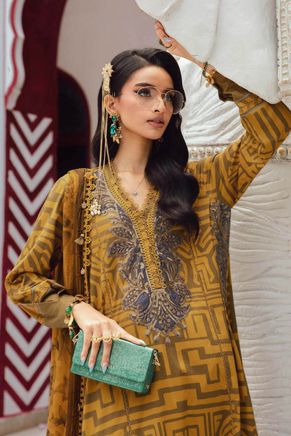 MARIA B FORMALS EMBROIDERED LAWN - 3 PC UNSTITCHED