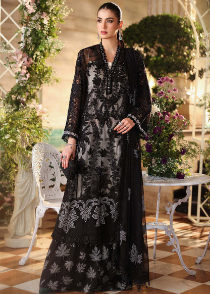 MARIA B LUXURY EMBROIDERED CHIFFON - 3 PC UNSTITCHED