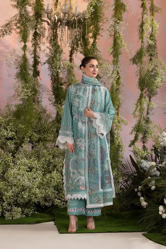SOBIA NAZIR LUXURY EMBROIDERED CHIKANKARI LAWN - 3 PC UNSTITCHED