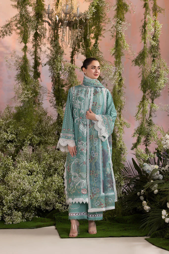 SOBIA NAZIR LUXURY EMBROIDERED CHIKANKARI LAWN - 3 PC UNSTITCHED