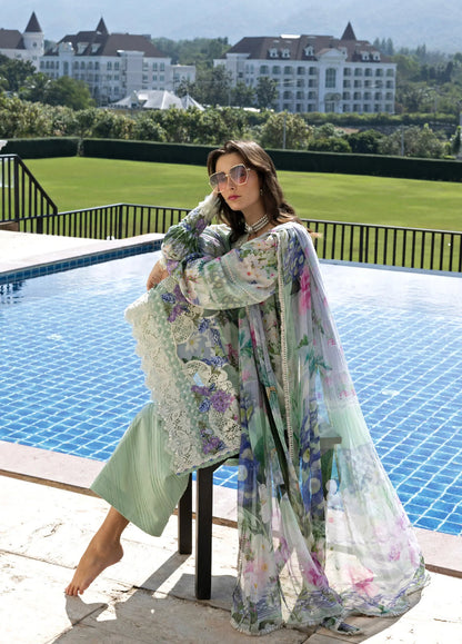 ELAF EMBROIDERED PRINTED LAWN - 3 PC UNSTITCHED