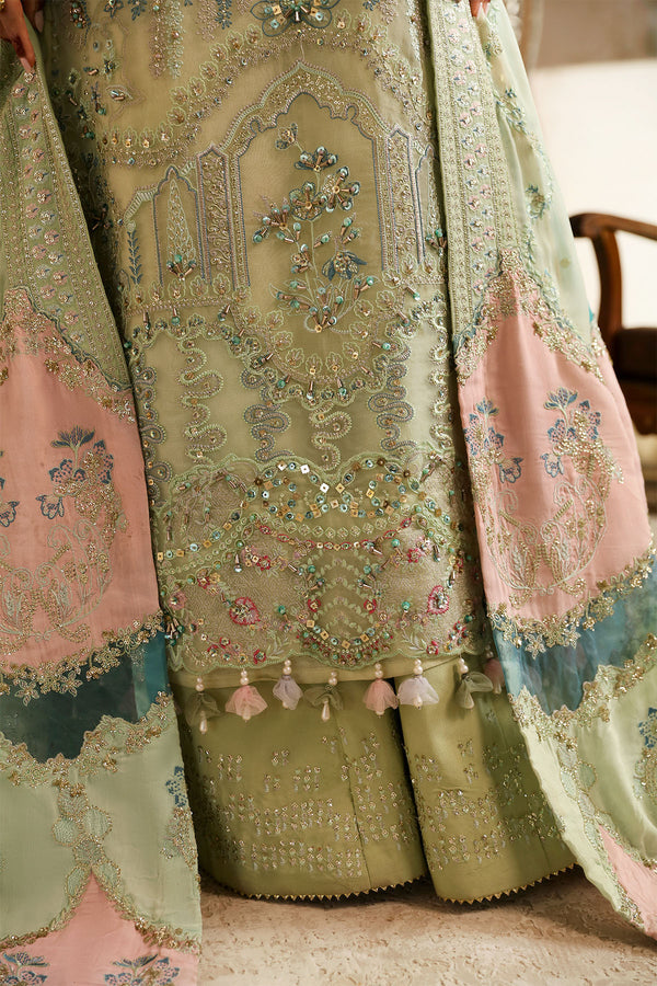 NUREH LUXURY EMBROIDERED ORGANZA - 3 PC UNSTITCHED