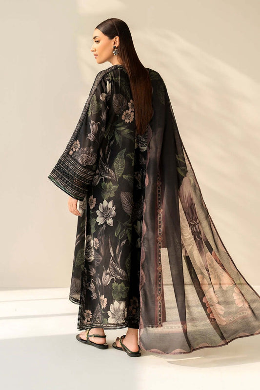 BAROQUE PRINTED EMBROIDERED FORMALS LAWN - 3 PC UNSTITCHED