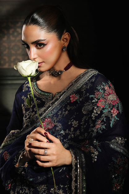 CHARIZMA LUXURY EMBROIDERED CHIFFON - 3 PC UNSTITCHED