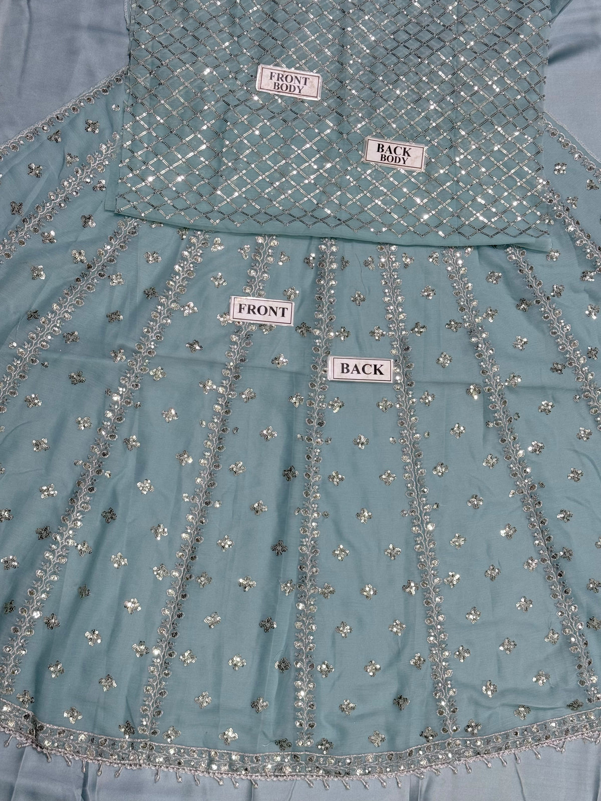ALIZEH EMBROIDERED CHIFFON MAXI - 3 PC UNSTITCHED
