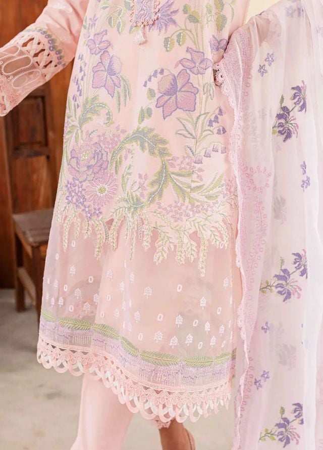 SABLE EMBROIDERED LAWN - 3 PC UNSTITCHED