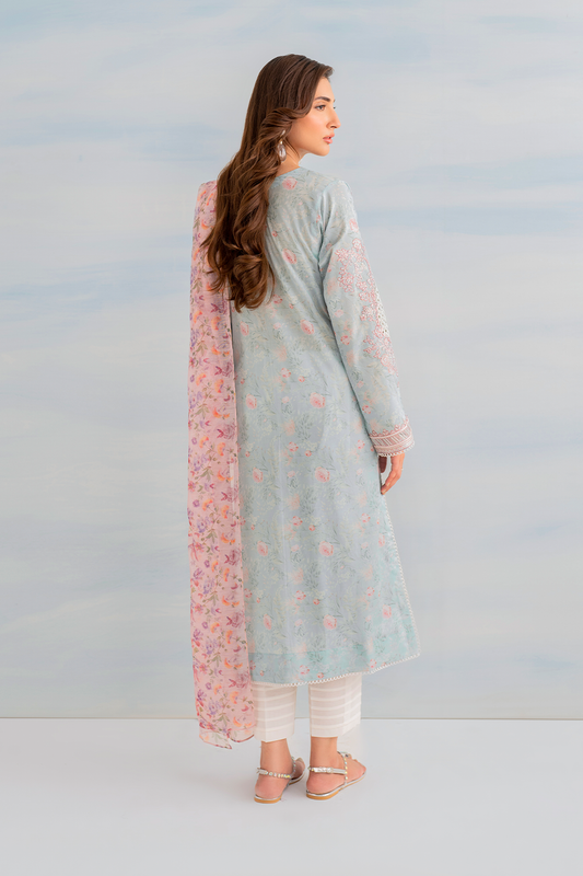 IZNIK GUZEL FORMALS EMBROIDERED PRINTED LAWN - 3 PC UNSTITCHED