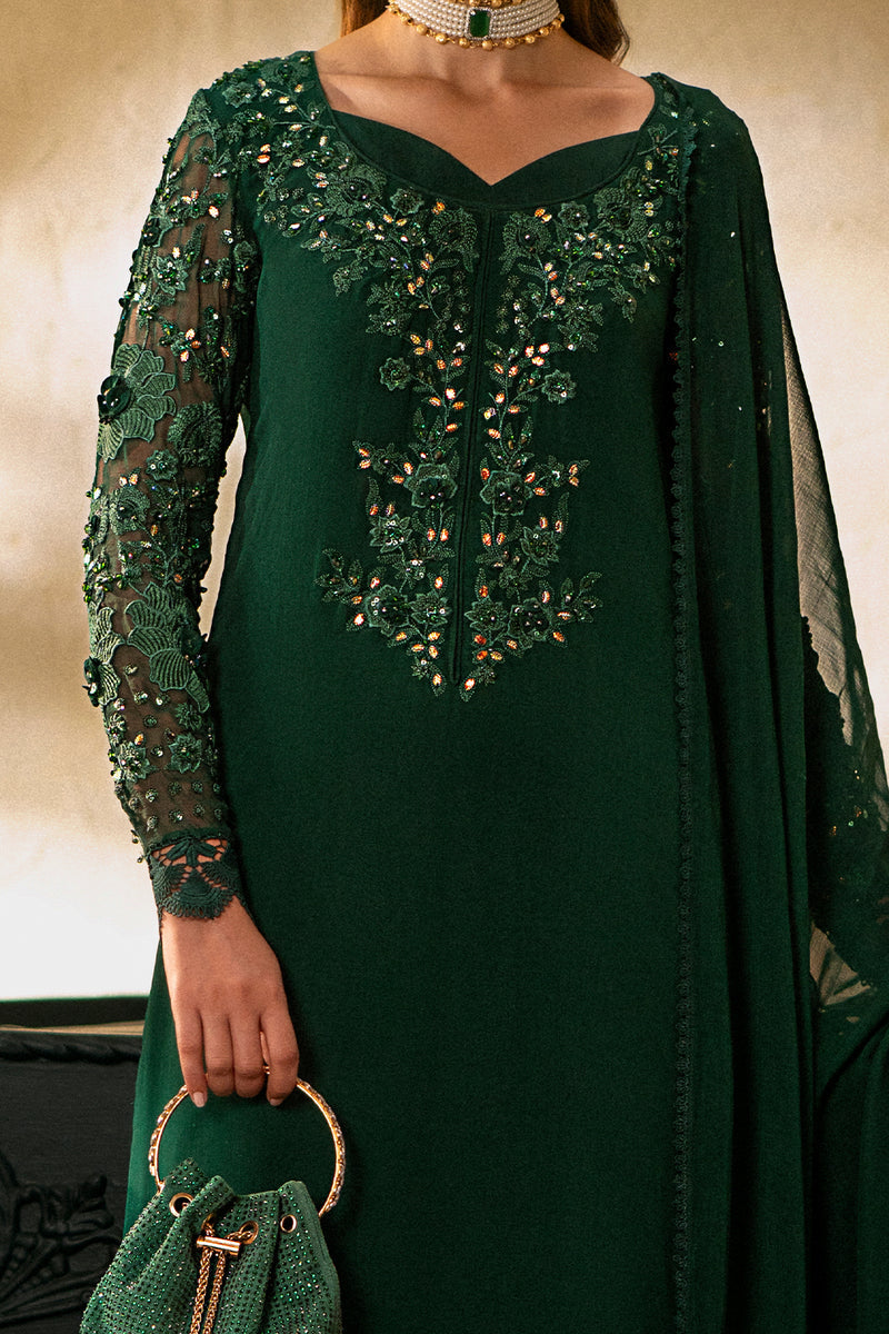 VANYA LUXURY EMBROIDERED CHIFFON - 3 PC UNSTITCHED