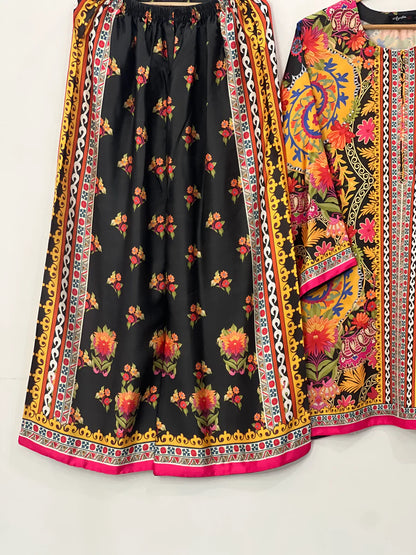 HOORAIN’S PRET DIGITAL PRINTED SILK - 2 PC STITCHED