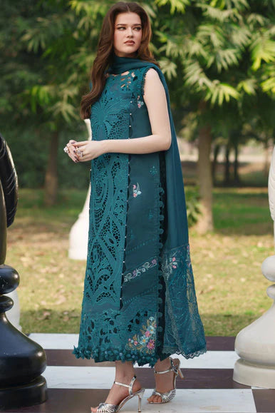 PARISHAY CHIKANKARI EMBROIDERED LAWN - 3 PC UNSTITCHED