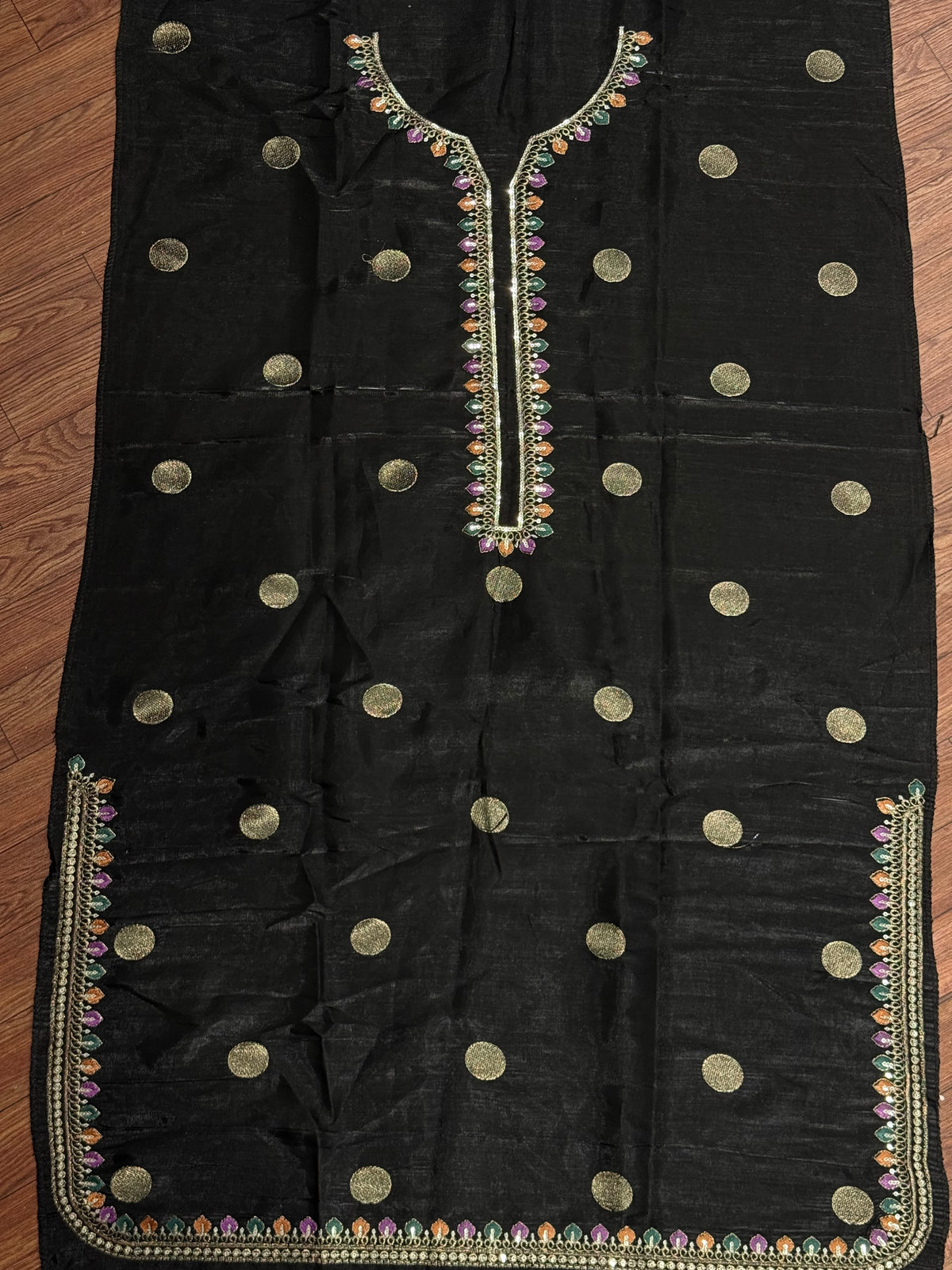 CHARIZMA EMBROIDERED COTTON SILK - 3 PC UNSTITCHED