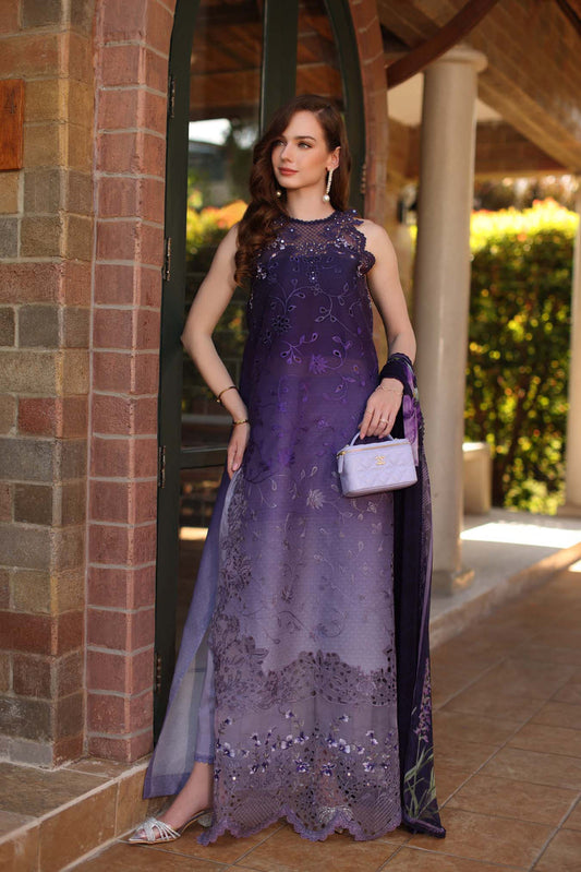 NOOR BY SADIA ASAD EMBROIDERED LAWN - 3 PC UNSTITCHED