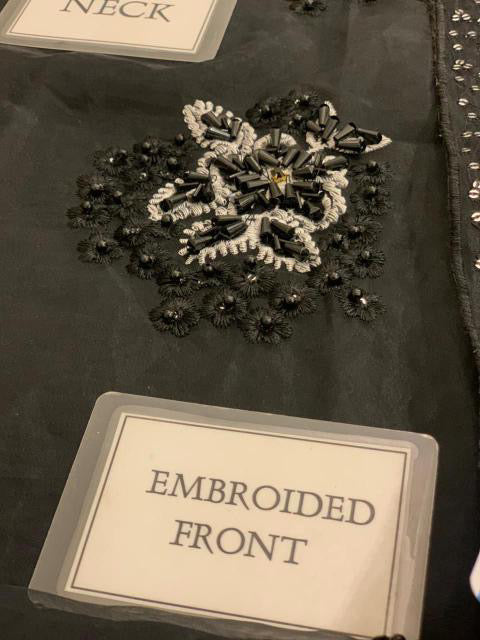 FARAH TALIB AZIZ EMBROIDERED HANDMADE ORGANZA - 3 PC UNSTITCHED