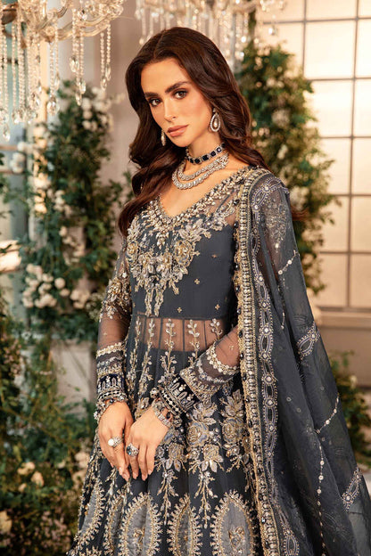 MARIA B LUXURY WEDDING EMBROIDERED ORGANZA - 3 PC UNSTITCHED