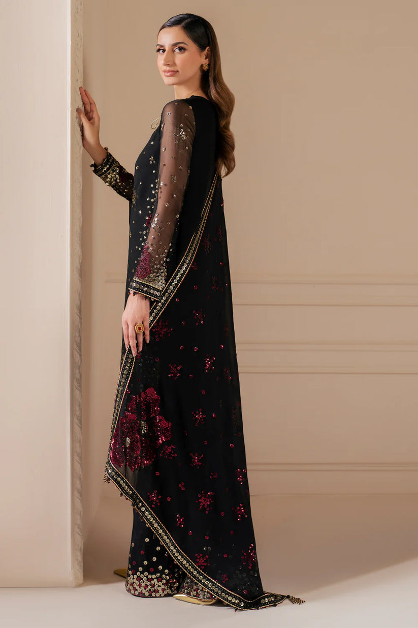 JAZMIN LUXURY EMBROIDERED CHIFFON - 3 PC UNSTITCHED