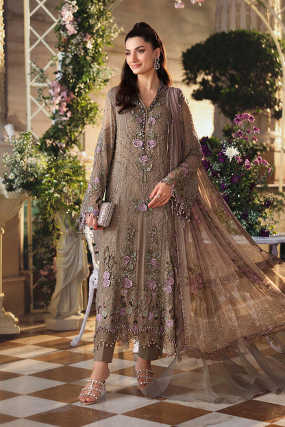 MARIA B PREMIUM EMBROIDERED CHIFFON - 3 PC UNSTITCHED