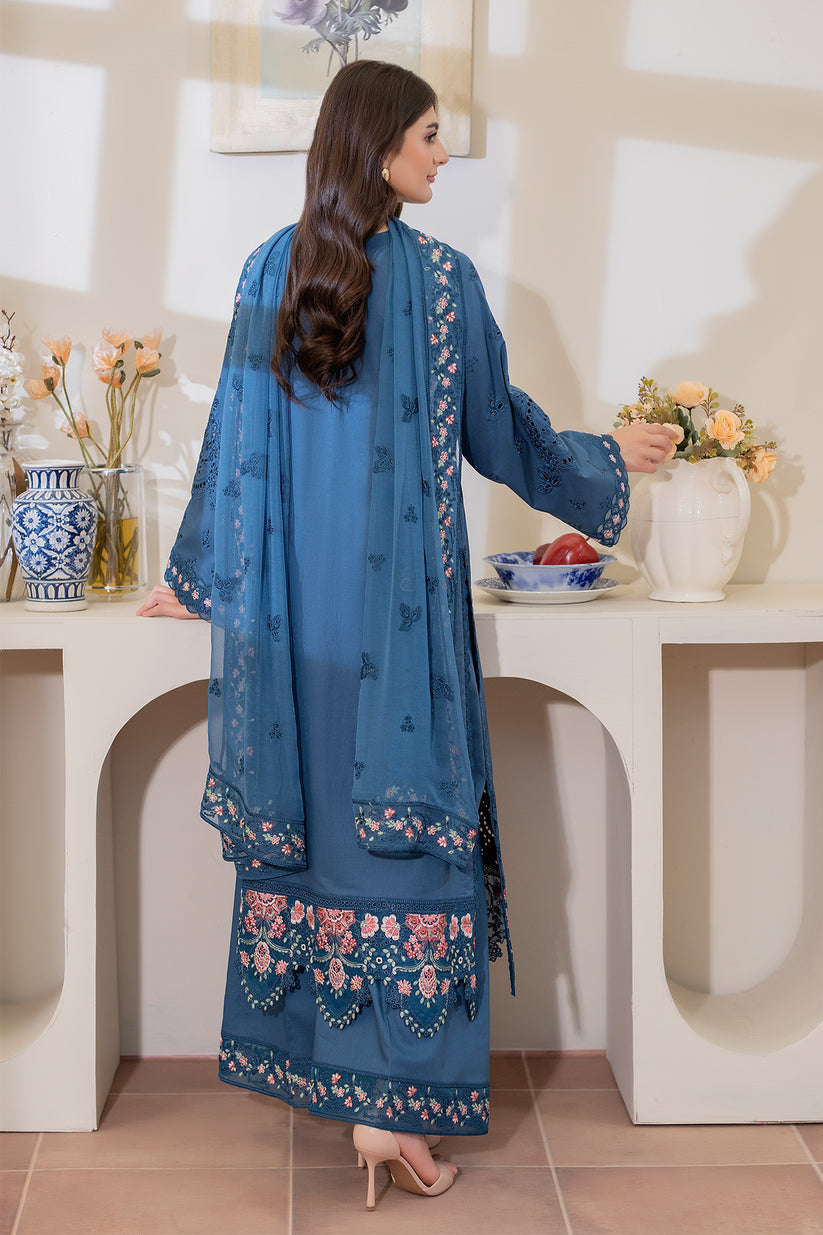 IMROZIA SERENE EMBROIDERED CHIKANKARI LAWN - 3 PC UNSTITCHED