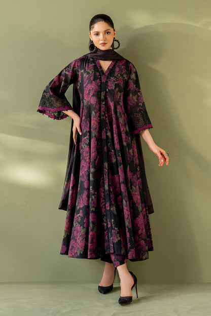 BAROQUE EMBROIDERED LAWN - 3 PC UNSTITCHED