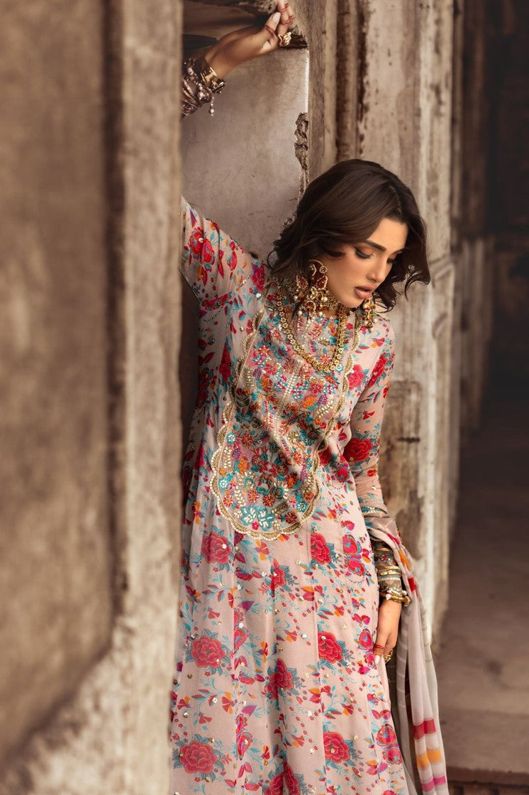 CHARIZMA EMBROIDERED CHIFFON  - 3 PC UNSTITCHED