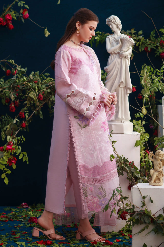 PARISHAY EMBROIDERED LAWN - 3 PC UNSTITCHED