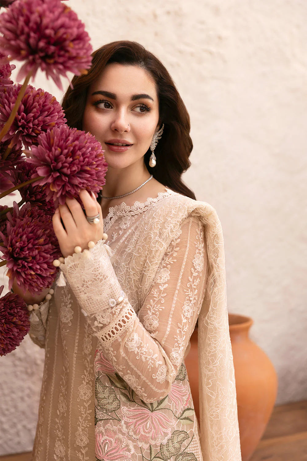 SAIRA RIZWAN EMBROIDERED LAWN - 3 PC UNSTITCHED