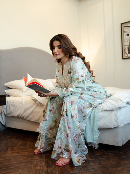 ANEELA’S EMBROIDERED LAWN - 3 PC UNSTITCHED