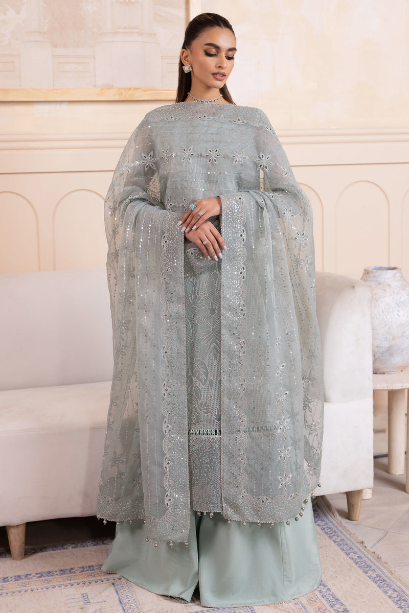 JAZMIN LUXURY EMBROIDERED CHIFFON - 3 PC UNSTITCHED