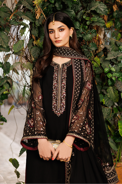 IZNIK EMBROIDERED CHIFFON - 3 PC UNSTITCHED