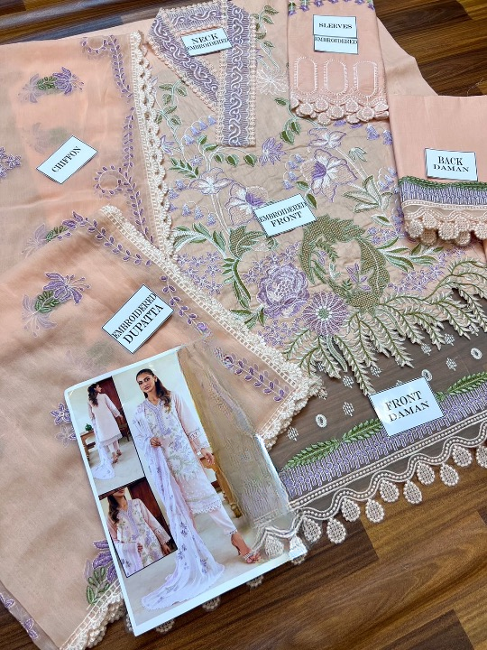 SABLE EMBROIDERED LAWN - 3 PC UNSTITCHED
