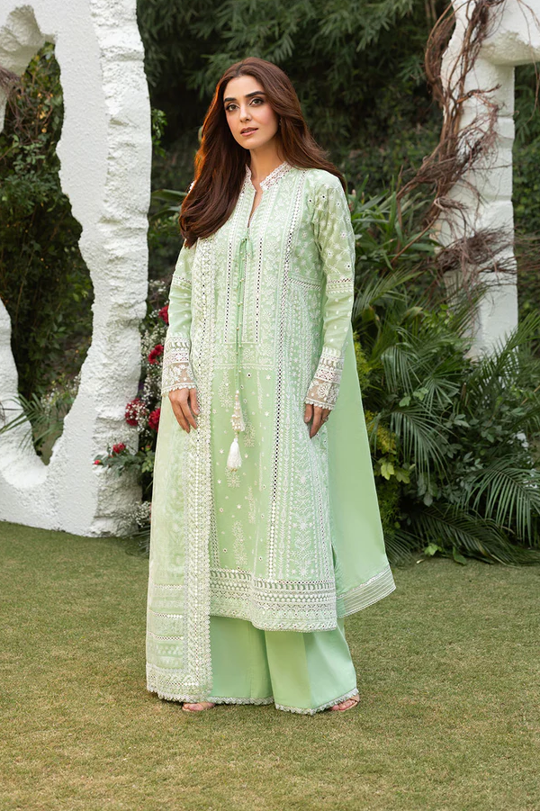 SOBIA NASIR LUXURY EMBROIDERED LAWN - 3 PC UNSTITCHED