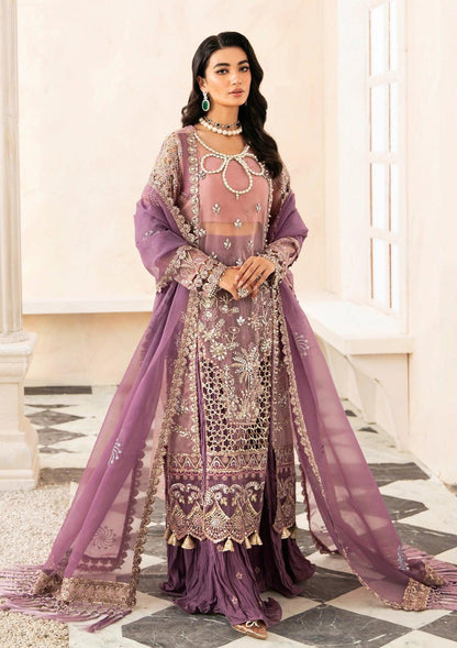 ELAF LUXURY EMBROIDERED ORGANZA HANDWORK - 3 PC UNSTITCHED