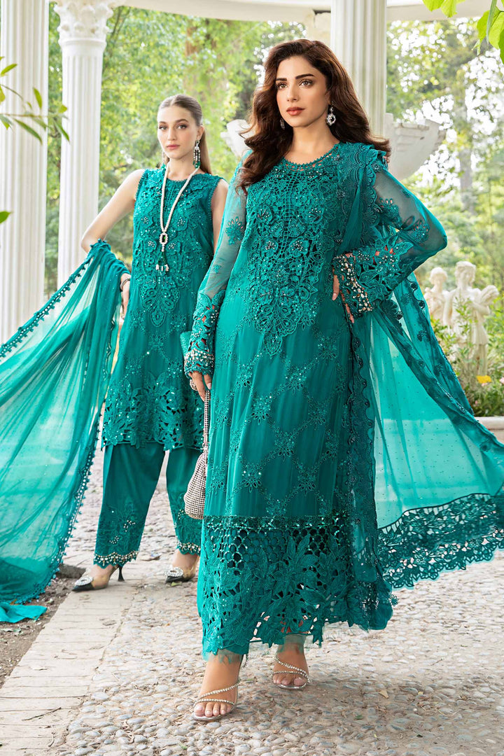 MARIA B LUXURY WEDDING EMBROIDERED CHIFFON - 3 PC UNSTITCHED