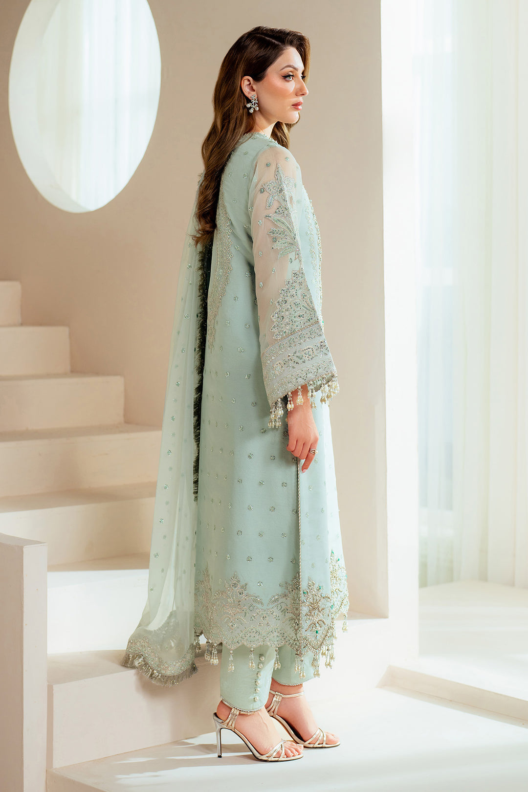 ALIZEH LUXURY CHIFFON EMBROIDERED - 3 PC UNSTITCHED