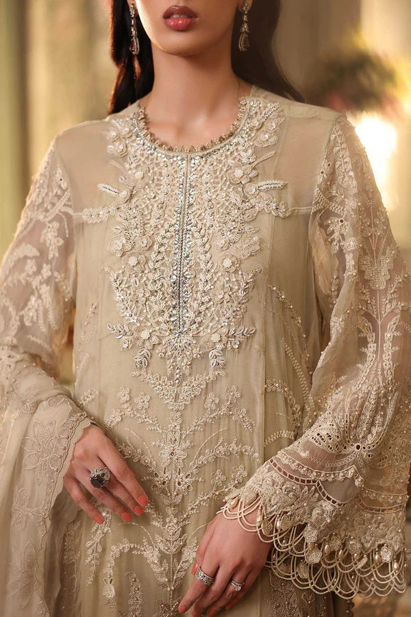 MARIA B PREMIUM EMBROIDERED CHIFFON - 3 PC UNSTITCHED