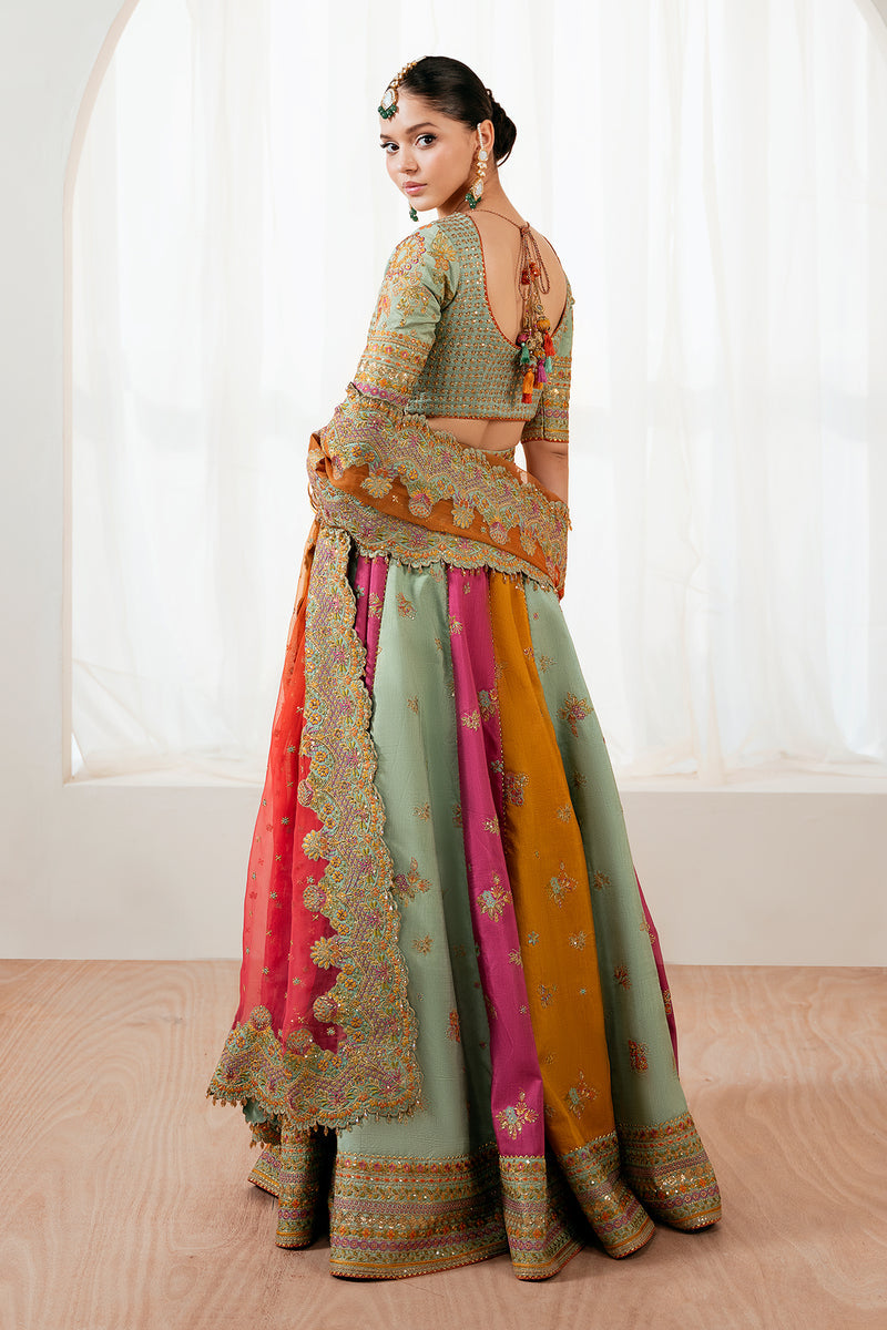 BAROQUE LUXURY EMBROIDERED SILK MAXI - 3 PC UNSTITCHED