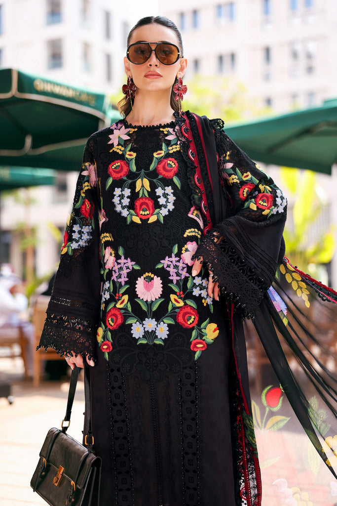 MARIA B LUXURY EMBROIDERED LAWN - 3 PC UNSTITCHED
