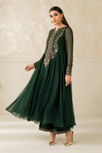 BAROQUE EMBROIDERED CHIFFON - 3 PC UNSTITCHED