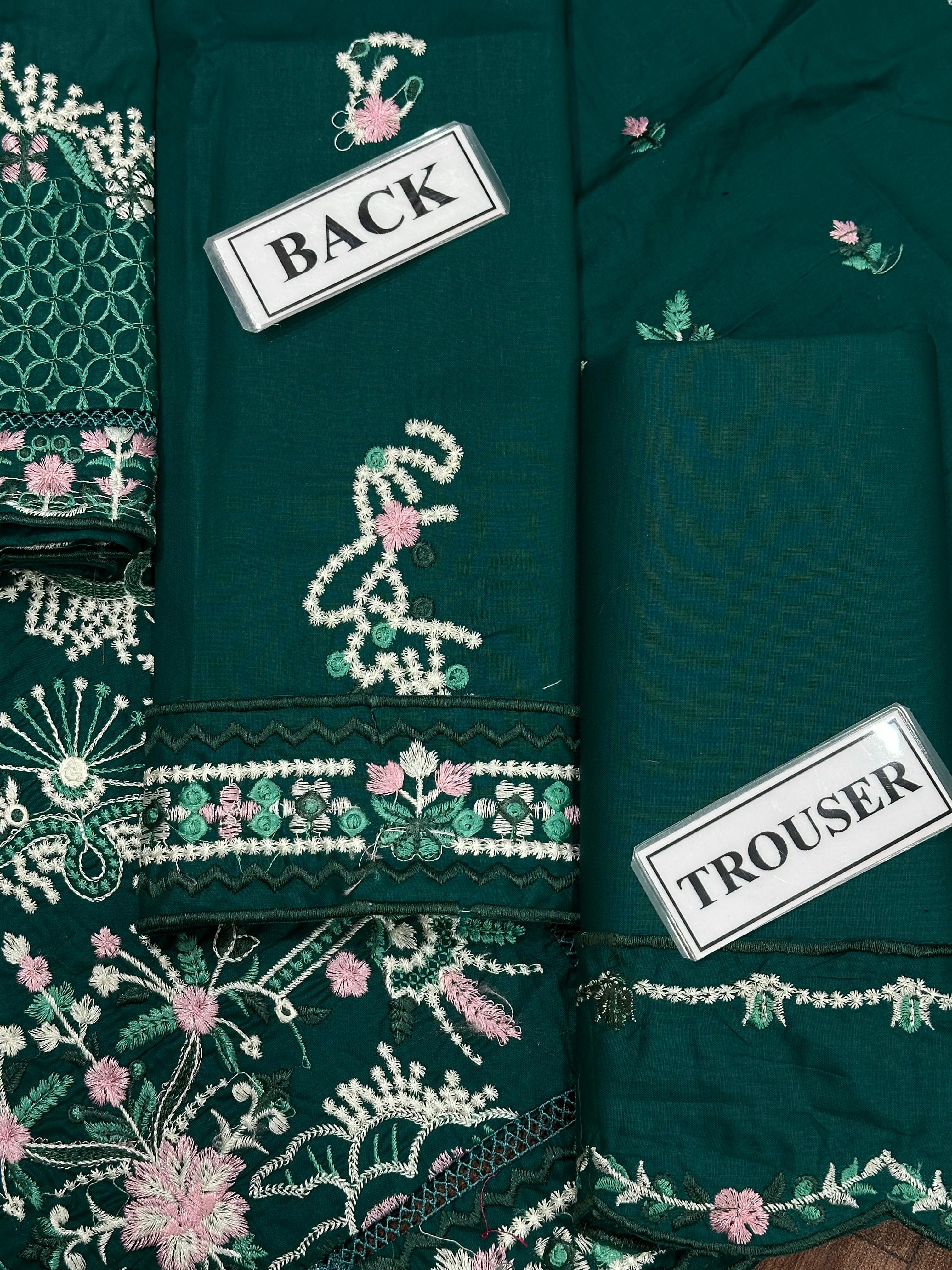 KANWAL MALIK EMBROIDERED LAWN - 3 PC UNSTITCHED