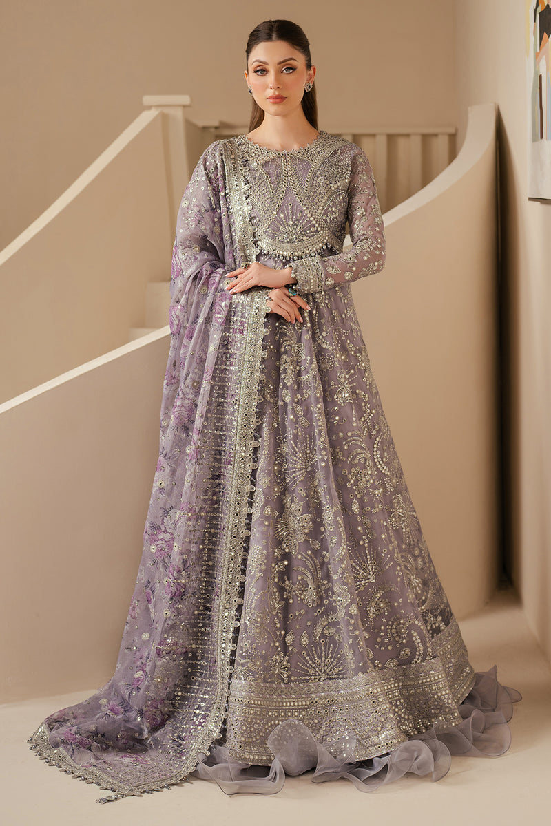 JAZMIN LUXURY EMBROIDERED CHIFFON MAXI - 3 PC UNSTITCHED