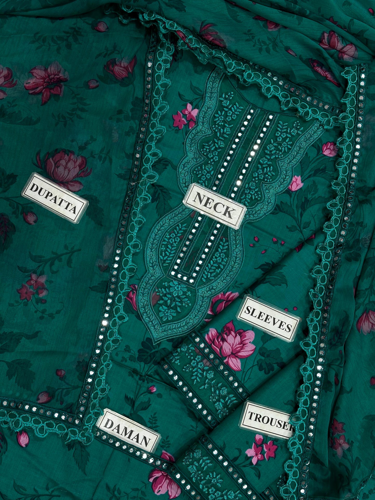 ANEELA’S EMBROIDERED LAWN - 3 PC UNSTITCHED