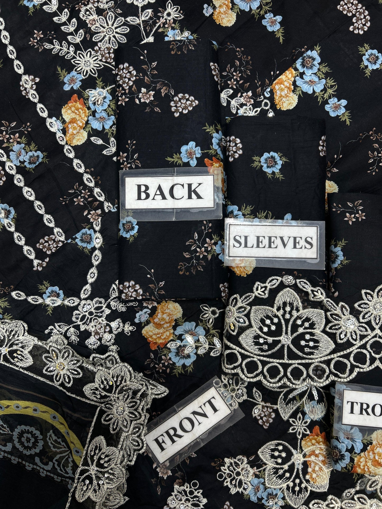 AFROZEH DIGITAL PRINTED LAWN EMBROIDERED - 3 PC UNSTITCHED