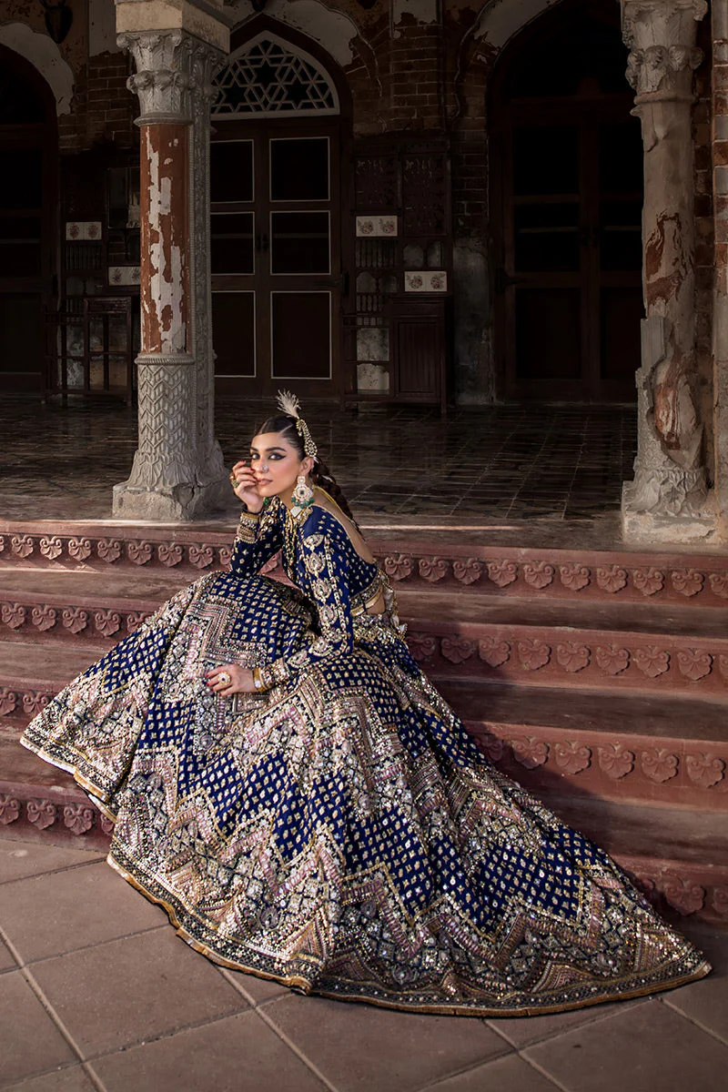 MOSHIN NAVEED RANJHA SHAHTAJ LUXURY WEDDING ORGANZA - 3 PC UNSTITCHED