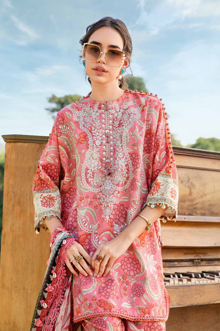 MARIA B FORMALS PRINTED EMBROIDERED LAWN - 3 PC UNSTITCHED