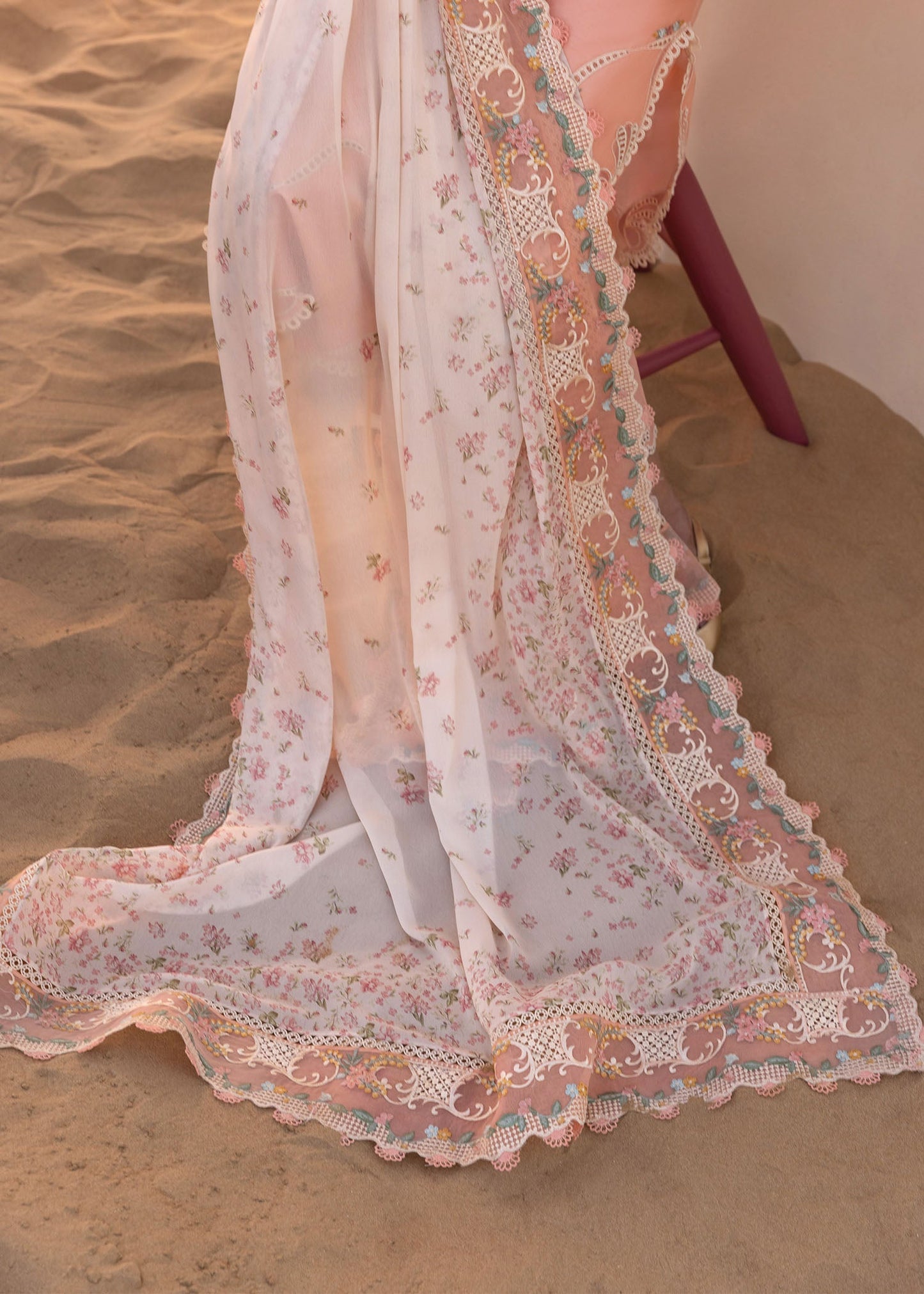 CRIMSON LUXURY EMBROIDERED LAWN - 3 PC UNSTITCHED