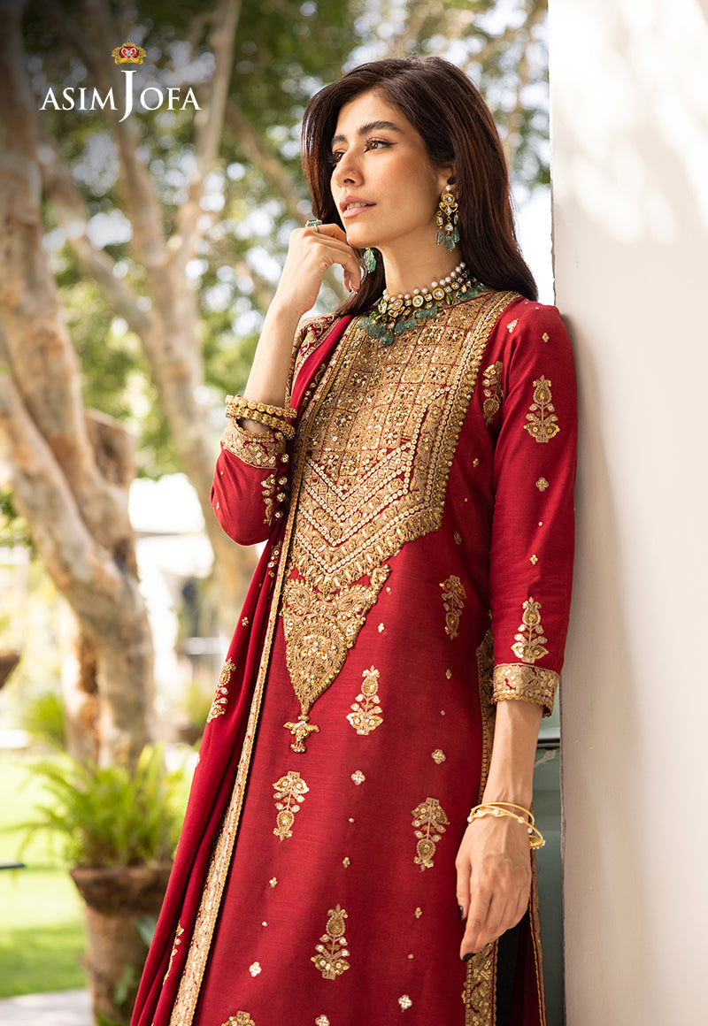 ASIM JOFA EMBROIDERED CHIFFON - 3 PC UNSTITCHED