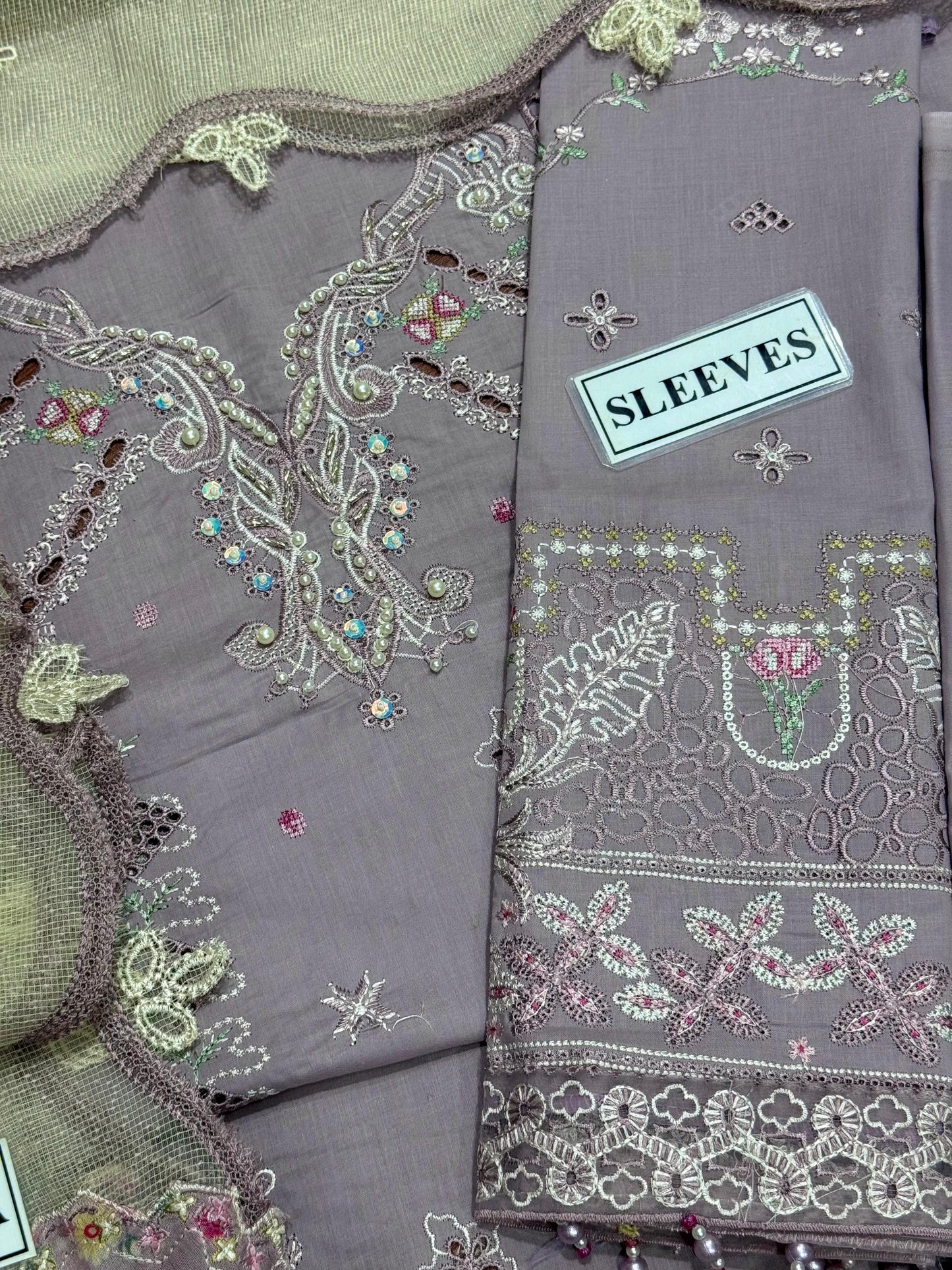 QALAMKAR SAHIL EMBROIDERED LAWN - 3 PC UNSTITCHED