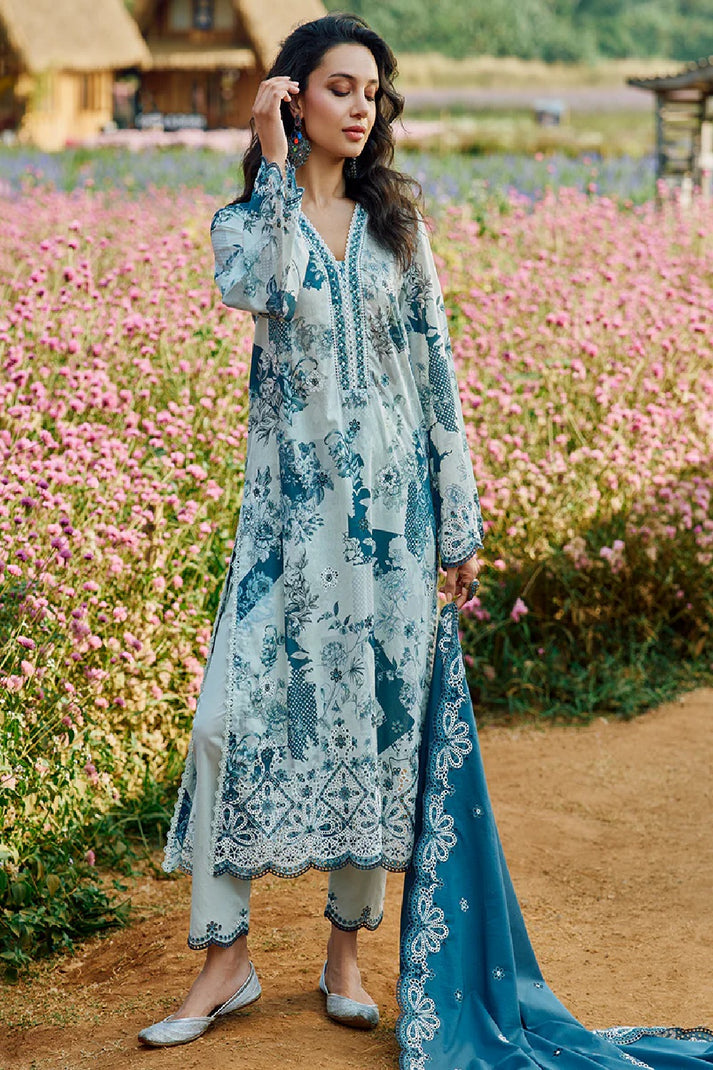 IMAGE PRINT KARI EMBROIDERED LAWN - 3 PC UNSTITCHED