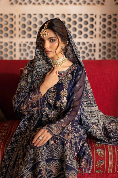 RAMSHA EMBROIDERED CHIFFON - 3 PC UNSTITCHED