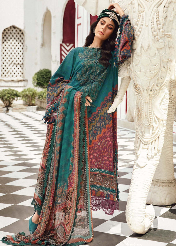 MARIA B FORMALS EMBROIDERED LAWN - 3 PC UNSTITCHED