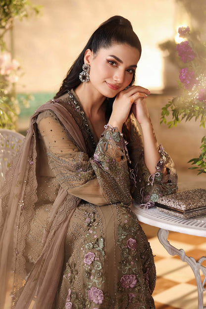 MARIA B PREMIUM EMBROIDERED CHIFFON - 3 PC UNSTITCHED